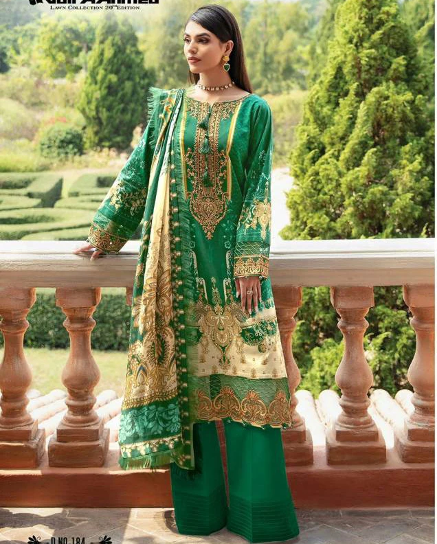 Gull Ahmed Lawn Vol-20 - Dress Material